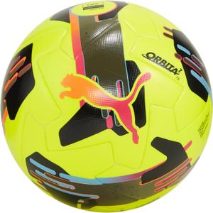 PUMA Orbita 2 Thermo Bonded Soccer Ball (FIFA Quality Pro) (5, Lemon Tonic-multicolor AW24)