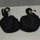 DotVol Women's Plus Size Wide Straps Lace Demi Underwire Lightly Padded Balconette Bra (36DD, Black)