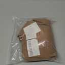 Decorus Women's Shapewear Tank Bodysuits - Plunge V Neck Sleeveless Shapewear Built in Bra V Backless Thong Body suits Tops (Large, Brown(mid Thigh))