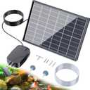 Biling 8W Solar Pond Aerator, 4400mAh Battery Backup Solar Aerator for Pond, 3 Working Modes Solar Air Pump for Outdoor Small Pond Fish Tank