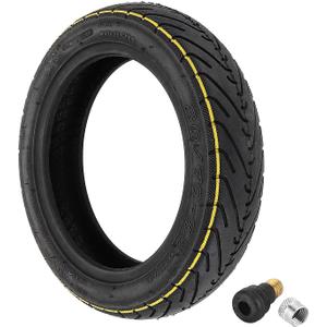 YBang 60 / 70-6.5 tubeless tire with valve for Segway Ninebot Max G30 / G30P / G30LP electric scooter solid rubber tires 10-inch anti-slip explosion-proof tires (1 Pce)