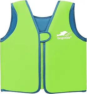 Vine Kids Swim Vest Toddler Learn to Swim Floatation Jackets Training Vest for Boys Girls (2-3 Years, Blue)