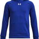 Under Armour Boys' Rival Fleece Hoodie (X-Large, (400) Royal / / White)