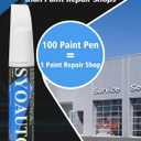 SYOAUTO Platinum White Pearl NH883P Touch Up Paint Fit for Honda Cars Auto Touch up Paint Scratch Repair Pen Brush and Tip 2 in 1 Platinum White Pearl NH883P