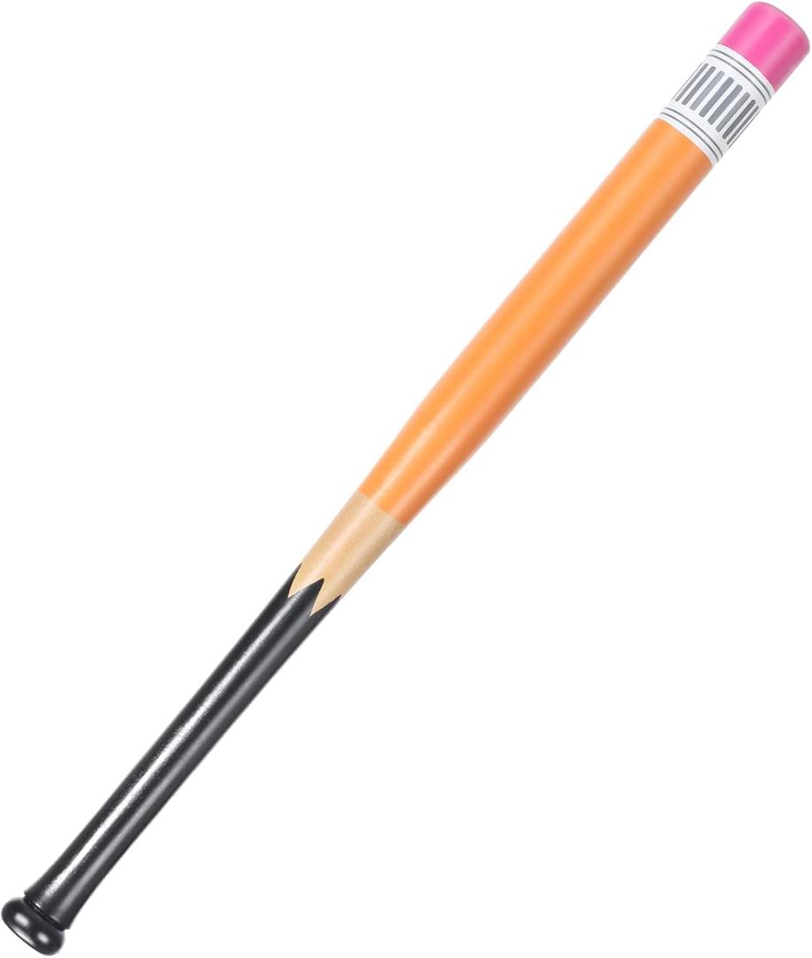 1 Pack Pencil Baseball Bat Youth 29 Inches Big Wooden Bat for Youth Adult Baseball Training Exercising Games, Self Defense, Casual Play Accessories