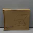 Lamicall Adjustable Laptop Stand, Portable Laptop Riser, Aluminum Laptop Stand for Desk Foldable, Ergonomic Computer Notebook Stand Holder for MacBook Air Pro (10-17.3'') Valentines Day Gift- Silver