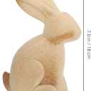 MAGICLULU Home Decoration Ornaments 1 Pair Unfinished Wooden Rabbit Wood Crafts Wood Bunny Cutout Figurine Ornament for DIY Craft Home Easter Party Decor Wood Bunny Peg Doll