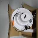 Juno 6 Inch Smart Recessed Light Speaker, Bluetooth, Alexa, Google Home Compatible, RGBW Speaker Downlight, Dynamic Color Red Green Blue White, Matte White (J6SLC RGBW MW M6)