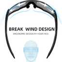 ROCKBROS Photochromic Sunglasses for Men Cycling Sunglasses Sports Bike Glasses