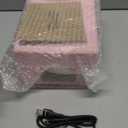 Time Music Box CD Player with Speakers; Bluetooth Transmitter; Festival Gift; BGM Player for Home Decor (Pink)