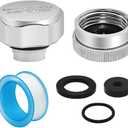 1PCS Vacuum Breaker Replacement Kit (Fine Thread), ASSE 1019-A Vacuum Breaker Repair Kit, Anti siphon Valve Repair kit, utdoor Faucet Repair kit with 3/4" GHT Garden Hose End Cap