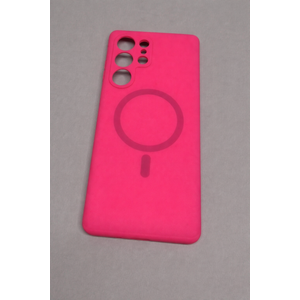 Strong Magnetic Silicone Case for Samsung Galaxy S25 Ultra, Soft Slim-fit Liquid Silicone Phone Case with Built-in Camera Protector