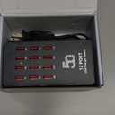 50W 12-Port USB Charging Station for Multiple Devices-Portable USB Charging Hub Compatible with iPhone, Android, Tablet, AirPods & More-Compact Charger Block for Home, Office & Entrepreneur.