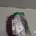 VOYJOY Women Workout Impact Bras Medium Low Support Halter Sports Bras Seamless Open Back Gym Padded Yoga Crop Top (X-Small, Black Cherry)