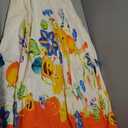 Women's Summer Floral Boho Dress High Waist Spaghetti Strap Sleeveless Backless Maxi Dresses for Vacation Beach, Size Small 