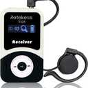 Retekess T131 Wireless Tour Guide System Receiver with 3.5mm One-Side Earphone, 99 Channels, Audio Translation System for Church School Training Court Factory (Use with T130 Transmitter) (Small)