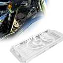 Motorcycle Radiator Cover Guard Grill Grille Shroud Cooler Protector Compatible With Honda Shadow Aero VT750 2004-2019 Spirit 750 VT750
