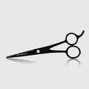 Barber Scissors Professional Hair Scissors 6.5 Inch Blue Shears Japanese Stainless Steel Barber Scissor Convex Razor Edge Right Hand Salon Extremely Sharp Cutting Shear Hairdressing Scissor (black)