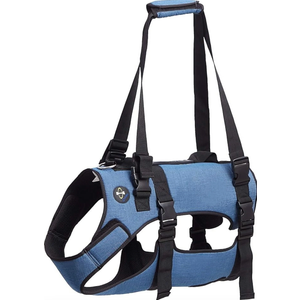 Coodeo Dog Lift Harness, Pet Support & Rehabilitation Sling Lift Adjustable Padded Breathable Straps for Old, Disabled, Joint Injuries, Arthritis, Loss of Stability Dogs Walk (Blue, L)