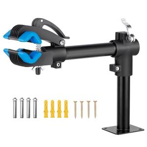 Urban Deco Bike Repair Stand Bench Mount Bike Stand Wall Mounted Bike Work Stand Bicycles Maintenance Rack Bike Clamp for Road Mountain Bike,Road Bike