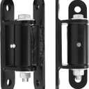 7" Heavy Duty Gate Hinges with Grease Zerk, Lubricable Bearing Gate Hinge Bolt/Weld on Hinges for Large Heavy Driveway/Trailer Gates Up to 1000 lbs-Black 2150P(1Pair not Screws)