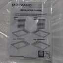 MORVANO Shower Base 60" x 32" Right Drain, Shower Pan Kit With Stainless Steel Cover, Non-Slip Acrylic in White, Brush Nickel for Bathroom