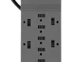 Belkin 12-Outlet Surge Protector Power Strip w/ 12 AC Outlets & 8ft Flat Plug, UL-Listed Heavy-Duty Extension Cord for Home, Office, Travel, Computer, Laptop, Charger - 3,940 Joules of Protection