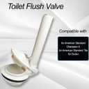 Toilet Flush Valve for American Standard Champion 4/Titan/Duravit, for American Standard Champion 4149a/4215a/4260/4266 Tanks, Includes Flapper/Gasket/Bolt Kit