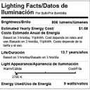 Lighting EVER LED Smart Light Bulbs, Compatible with Alexa and Google Assistant, 60 Watt Equivalent, Dimmable with App (Not Support Traditional Dimmers), Warm White 2700K, A19 E26, 2.4GHz WiFi Only