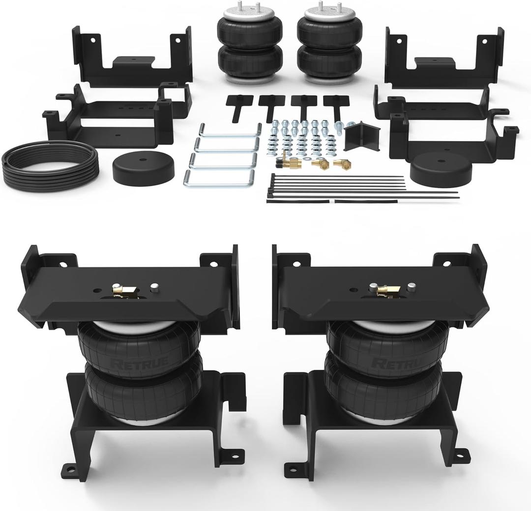 RETRUE Rear Air Bags Suspension Kit for 2015-2025 Ford F150 Truck Towing, 5000 Lbs of Load Leveling Capacity, Replacement for Firestone 2582 Ride Rite Airbags for Trucks Rear Suspension