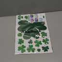 St Patricks Day Window Clings, 109 Pcs Shamrock Window Stickers for St Patricks Day Decorations