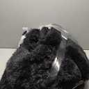 Black Fluffy Small Fur 3x4 Area Rug for Bedroom Bedside Washable Rugs Fuzzy Shaggy Rug for Living Room Soft Boho Rugs Luxury Home Decor