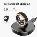 Smart Health Ring Men's and Women's Fitness trackers with Blood Oxygen, Blood Pressure, Heart Rate, Sleep Monitor Step CounterIP68 Waterproof for iPhone and Android, No Subscription Fee, Gold 8