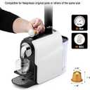 beanglass Espresso Pod Machine for Home, Capsule Coffee Maker for NS Original Pods, 20 Bar High Pressure Pump, 22oz Removable Water Tank, Adjustable Cup Tray, 1350W