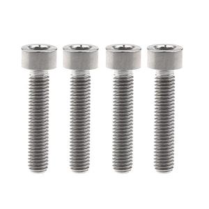 Titanium Bolt M5 M6x10 12 15 20 25 30 35mm Torx Dished Screws for Locomotive Motorcycle Shell Modification Repair Pack of 3  (Black, M6x10mm)