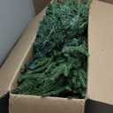 5ft Prelit Black Christmas Tree with 250 Lights, Artificial Fake Christmas Tree with 1076 PE&PVC Branch Tips, Halloween and Xmas Tree for Holiday Decorations, Metal Stand and Hinged Branches