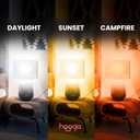 hooga Circadian Rhythm Full Spectrum LED Light Bulb - 2700K, 2100K, 1400K, Flicker-Free, Blue Light Free Night Mode, 7W Energy Efficient Warm White for Sleep, Relaxation & Focus - 4 Pack