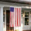4th of July Decorations 4 x 2.3 Ft Rag American Flag Banner Memorial Day Decorations, Independence Day Party Decor, Indoor & Outdoor Home Celebration, 250th Anniversary Accessories