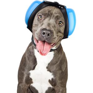 Dog Ear Muffs for Noise (M, Blue)