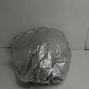 All Weather Universal Car Cover, Waterproof Snow Proof UV Proof Scratch Proof Bird Droppings Proof with Driving Cab Zipper, Fit for Pickup Truck Body Length 213" to 237" - Silvery