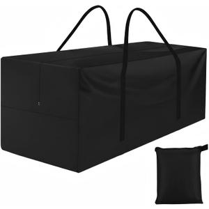 Patio Cushion Storage Bag,Outdoor Cushion Storage Bag,Waterproof storage bag with zipper and handle,Used for outdoor cushion storage and home storage. 68in L x 30in W x 20in H