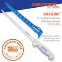 Dexter Outdoors 9" SOFGRIP Flexible Fillet Knife | Includes Edge Guard