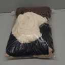 4 Pack Women's Plus Size Lounge Pants Wide Leg Yoga Pants Drawstring Baggy Sweatpants Loose Casual Workout Jogger (5X-Large, Black, Coffee, Khaki, Cream)