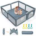 Foldable Baby Playpen 71x79, Portable Play Pens for Babies Toddlers