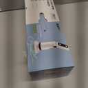 IEZFIX Electric Spin Scrubber, Bathroom Power Shower Scrubber Cleaning Brush for Tub/Tile/Floor/Toilet/Kitchen, 8 Cleaner Scrub Brush Heads, 3 Speeds 450RPM Max, Telescopic Rod Black