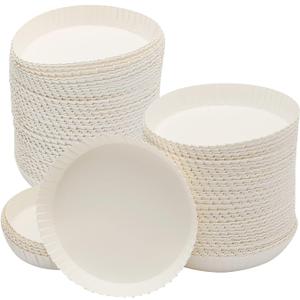 100pcs Disposable Cup Coverware 8 X 8cm Coffee Cup Drinking Lid Paper Cup Cap for Wedding/Parties//Kitchen (8 X 8cm)