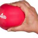 Trademark Innovations Weighted Toning Exercise Ball - Set of 2 (4lbs, Red)