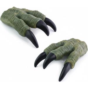 Liberty Imports 2 Pack: Dinosaur Claws Toys Oversized Dino Velociraptor Rubber Realistic Jurassic Claws for Kids Cosplay Roleplay Costume Accessories