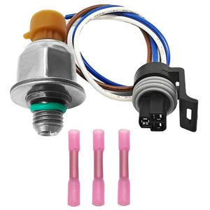 Fuel Injection Pressure Sensor ICP Sensor with Pigtail Kit Compatible with 04-10 6.0L Ford Powerstroke Diesel E-350 E-450 Excursion F-250 F-350 F-450 F-550 F-750 Replace 1845428C92 4C3Z9F838A