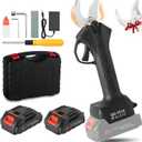 Electric Pruning Shears, 30mm(1.2 inch) Cutting Diameter, Battery Powered Professional Cordless Brushless Pruning for Tree Branch, SK5 Blades2 Pack Lithium-ion Battery